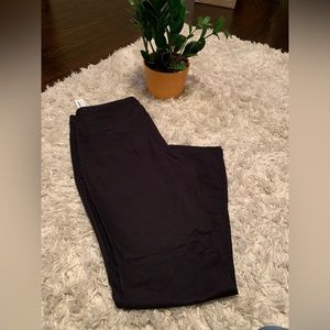 NWT Old Navy Sz 12 High-Waisted Wow Black Boot-Cut Stretch Pants for Women